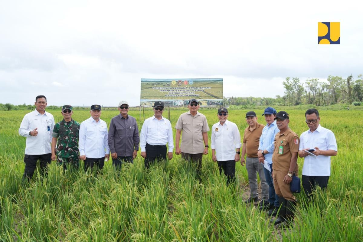 Kementerian PU Integrasikan Infrastruktur Air dan Jalan, Dukung KSPP Wanam Merauke sebagai Lumbung Pangan di Indonesia Timur