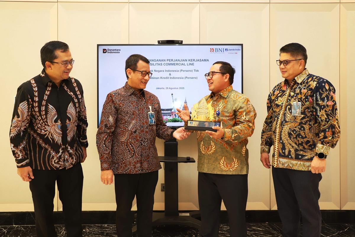 BNI Salurkan Rp5 T Fasilitas ke Jamkrindo, Perkuat Dukungan Pembiayaan UMKM dan Proyek Strategis