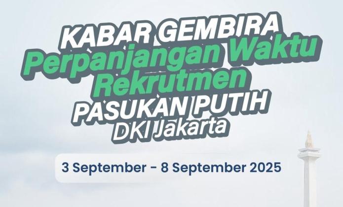 Cara dan Syarat Daftar Pasukan Putih Jakarta: Begini Tahapan Rekrutmen 2025!