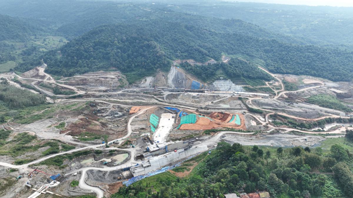 Komitmen Perkuat Ketahanan Air, Brantas Abipraya Bangun Bendungan Cijurey di Karawang 043702
