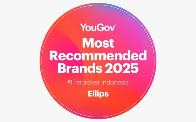 Ellips Masuk Daftar #1 Most-Improved Brands in YouGov’s Most Recommended Brands 2025 di Indonesia