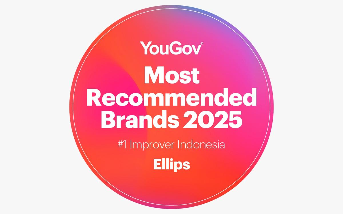 Ellips Masuk Daftar #1 Most-Improved Brands in YouGov’s Most Recommended Brands 2025 di Indonesia