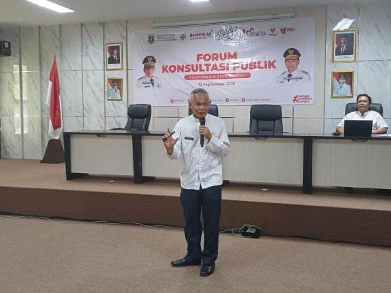 RSUD Banten Gelar Forum Konsultasi Publik Bahas Standar Pelayanan