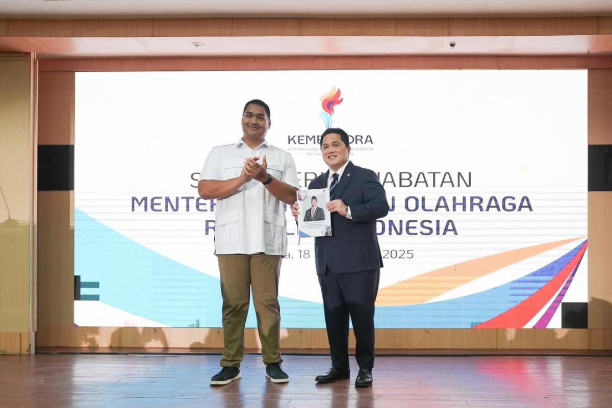 Usai Sertijab, Menpora Erick Thohir Ungkap Pesan Presiden Prabowo