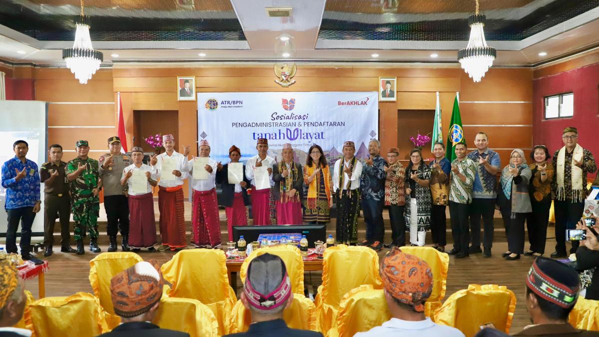 Pendaftaran Tanah Ulayat Wujudkan Arahan Presiden Prabowo dalam Pengelolaan Tanah dan Ruang yang Berkeadilan dan Berkelanjutan