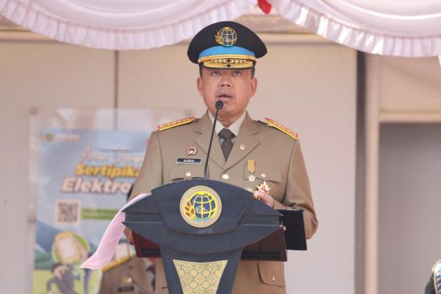 Upacara Peringatan HANTARU 2025, Menteri Nusron Realisasikan Asta Cita dengan Menjaga Tanah dan Menata Ruang