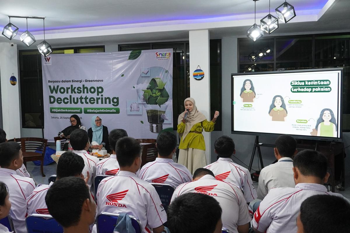AHM dan WMS Ajak Siswa SMK Negeri 34 Jakarta Terapkan Hidup Minimalis Lewat Program Berpacu Dalam Sinergi