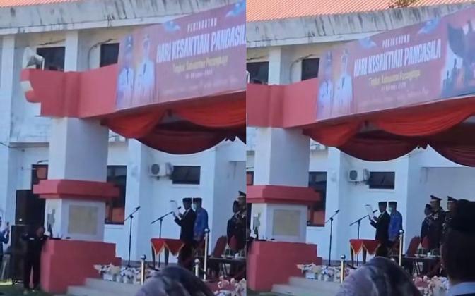 Wakil Ketua DPRD Kabupaten Pasangkayu Viral, Terbata-bata Saat Bacakan UUD