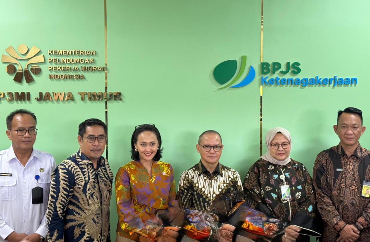 KP2MI Gandeng BPJS Ketenagakerjaan Hadirkan Lounge Pekerja Migran di Bandara Juanda