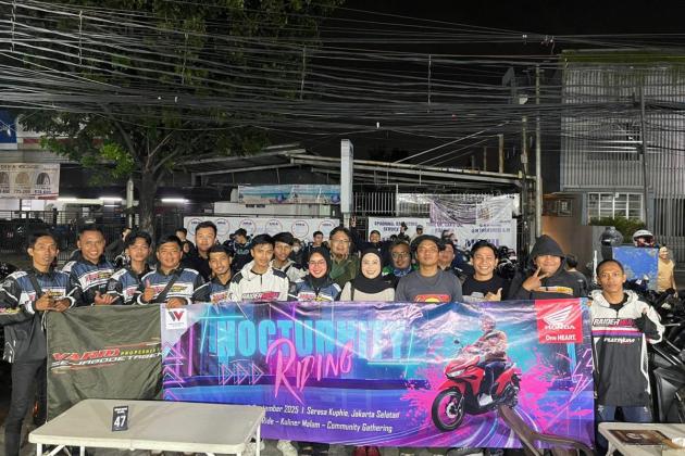 Wahana Makmur Sejati Ajak Komunitas Honda Vario Seru-seruan di Nocturnity Riding Part 2