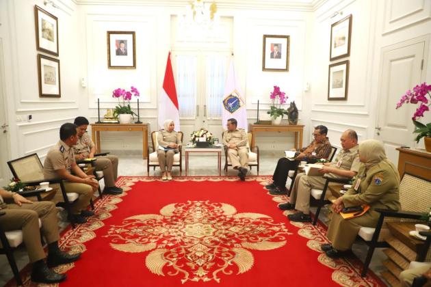Kakanwil Erry Lakukan Audiensi dengan Gubernur Pramono Anung, Perkuat Sinergi Pengelolaan Pertanahan di Ibu Kota
