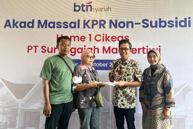 BTN Syariah Garap Pembiayaan 14.000 Unit Rumah di Bogor