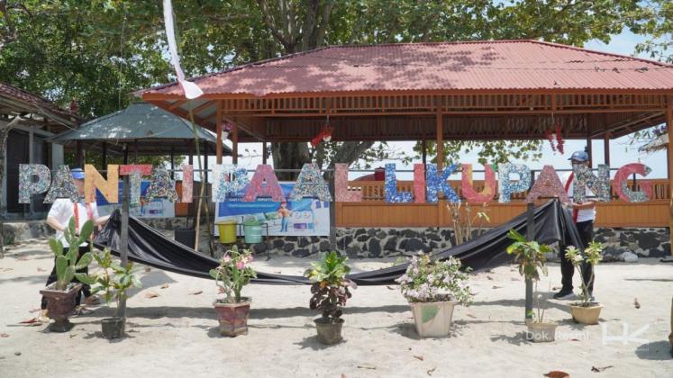 Kolaborasi 28 BUMN, Hutama Karya Sukseskan Seremoni Serah Terima Program TJSL Olah Sampah Likupang