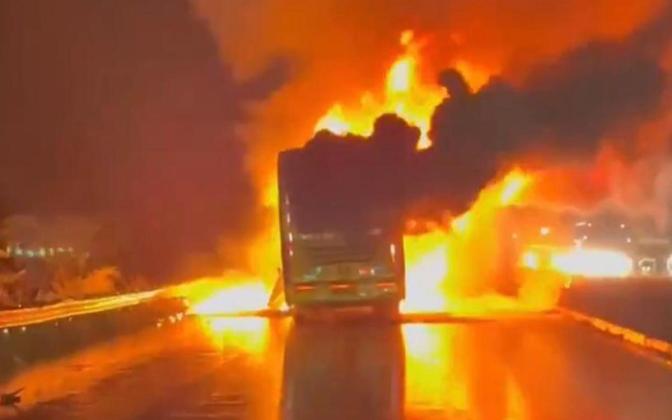 Tragedi Bus Terbakar di India Selatan, 25 Orang Tewas