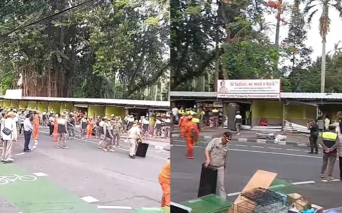 Pedagang Terkejut, Ekskavator Mulai Meratakan Pasar Barito untuk Taman Baru Jakarta