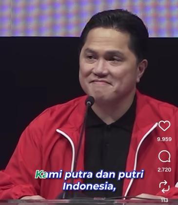 Puncak HSP Ke-97, Menpora Erick: Pemuda Indonesia Harus Patriotik, Gigih, Empati, dan Tidak Gampang Dipecah Belah