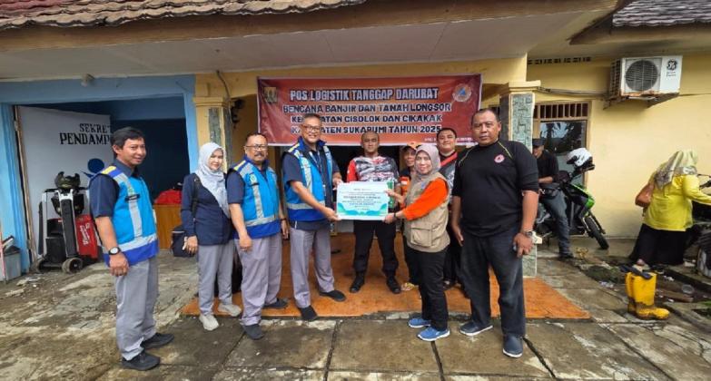 Jasa Marga Perkuat Pemulihan Pasca Bencana Masyarakat Terdampak Banjir dan Longsor di Sukabumi