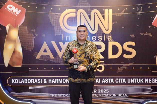 Kementerian ATR/BPN Raih Rural Development dan Regional Equity di CNN Indonesia Award 2025