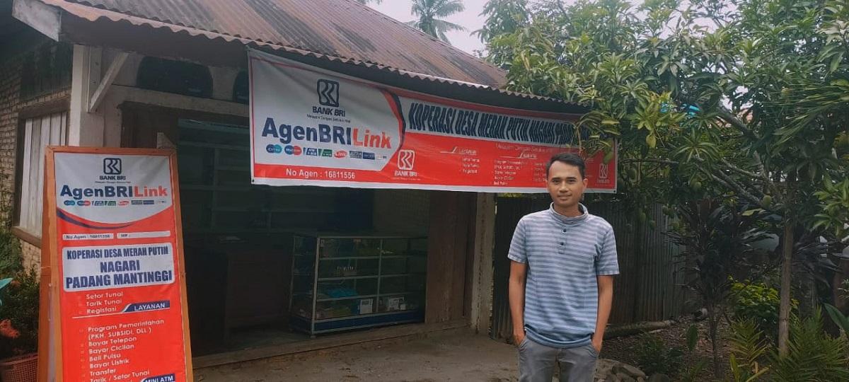Melalui AgenBRILink Koperasi Merah Putih, BRI Buka Akses Keuangan dan Dorong Ekonomi Desa Padang Mantinggi