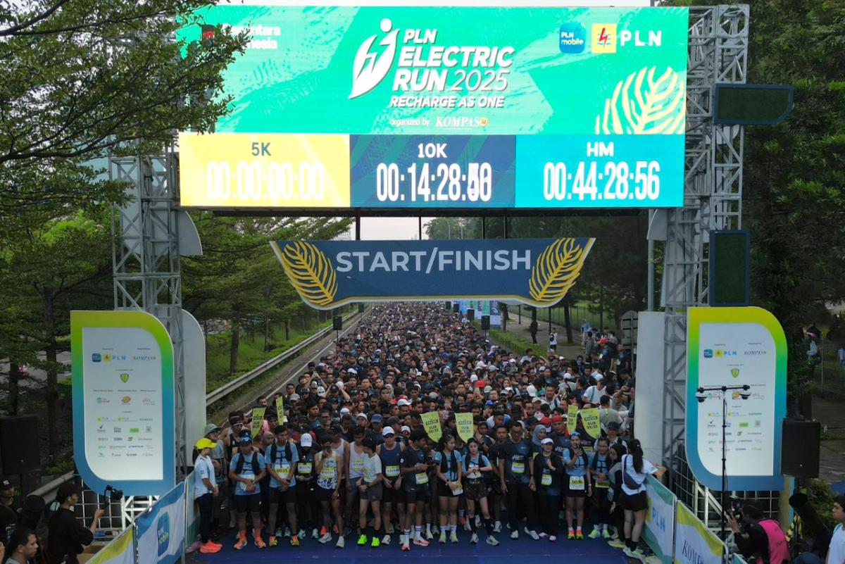 PLN Electric Run 2025 Sukses Digelar, Jadi Event Lari Nol Emisi Pertama di Indonesia