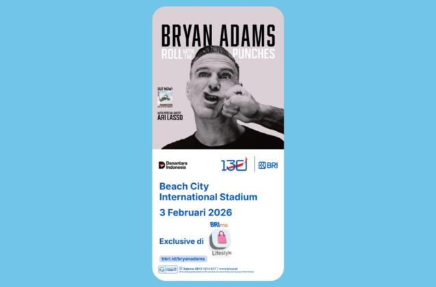 Nikmati Aksi Penyanyi Legendaris Bryan Adams di Jakarta, Tiket Bisa Dibeli di BRImo