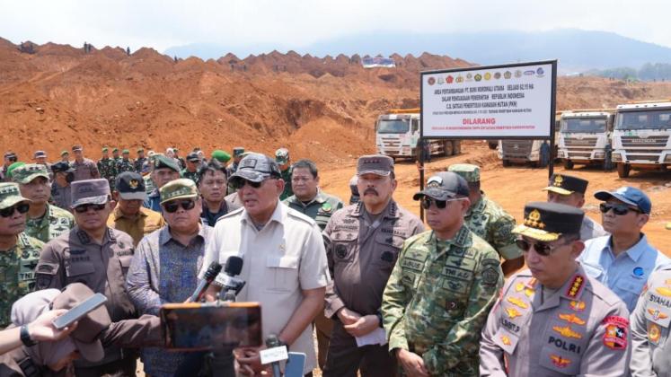 Satgas PKH Tinjau Lokasi Penambangan Milik PT Bumi Morowali Utara di Sulawesi Tengah