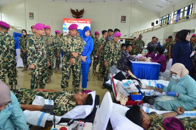 HUT ke 80 Marinir, Panglima Korps Marinir Pimpin Baksos dan Bakkes Serentak se-Indonesia 