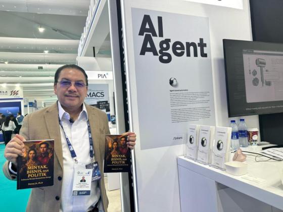 Denny JA Luncurkan Buku Soal Minyak di ADIPEC Abu Dhabi