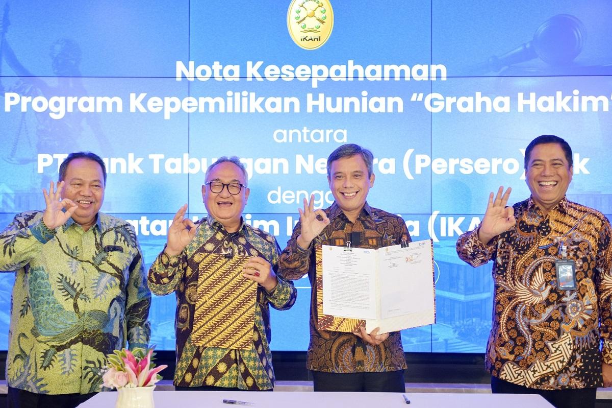 Gandeng Ikahi, BTN Sediakan Fasilitas Kredit Perumahan untuk Para Hakim