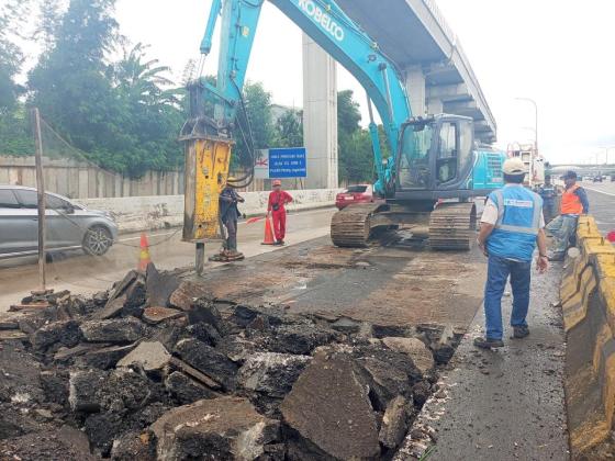  Lanjutkan Pemeliharaan Jalan di Ruas Tol Jagorawi, Jasa Marga Pastikan Kenyamanan Pengguna Jalan
