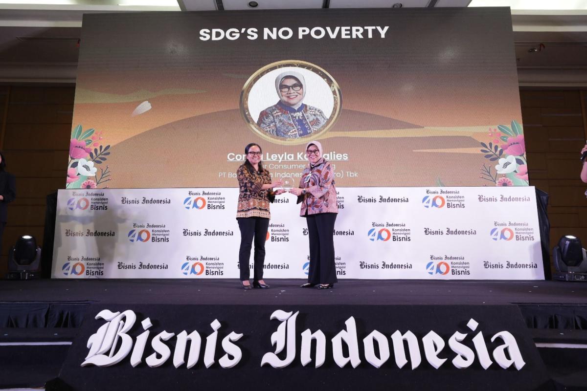BNI Raih Penghargaan Women in SDG’s Action 2025, Komitmen Kuat dalam Pengentasan Kemiskinan