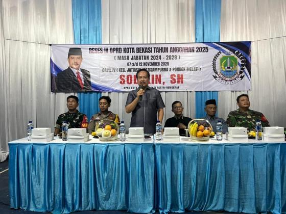 Reses III: Anggota DPRD Bekasi Sodikin Tampung Keluhan Warga dari Jalan Rusak hingga Pelatihan UMKM