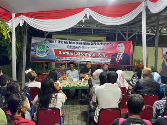 Samuel Sitompul Serap Aspirasi Warga Kayuringin dalam Reses III Tahun 2025