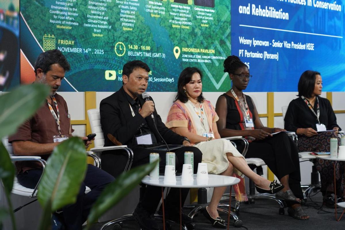 DI COP30 Brasil, Pertamina Paparkan Upaya Pelestarian Lingkungan dan Keanekaragaman Hayati Nusantara