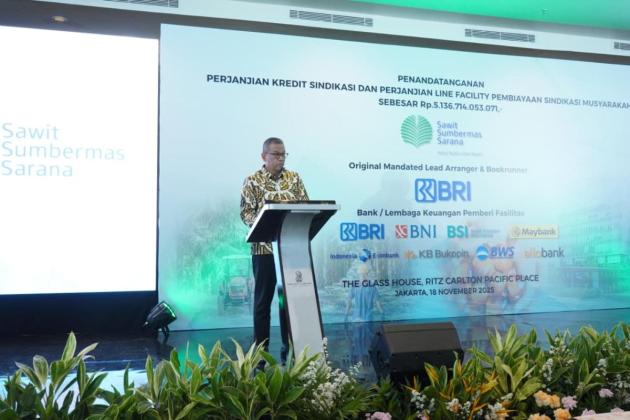 Dukung Kemajuan Industri Sawit Nasional, BRI Fasilitasi Sindikasi Pembiayaan Rp5,2 Triliun bagi PT. Sawit Sumbermas Sarana (SSMS)