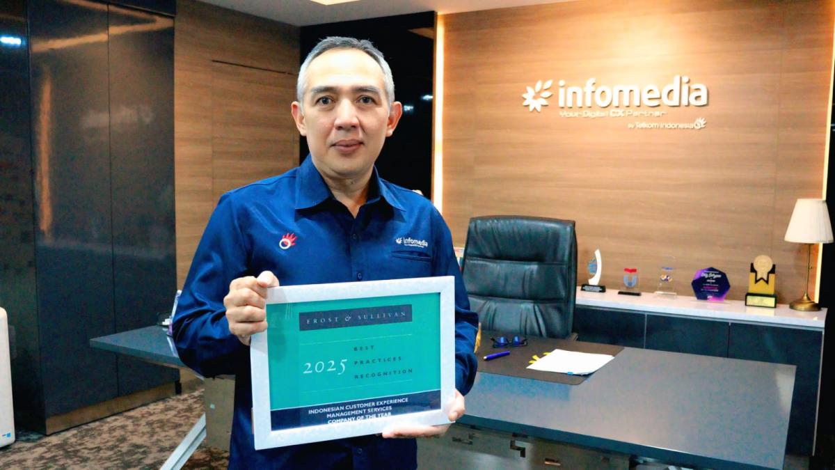Inovasi Layanan PT Infomedia Nusantara Raih Penghargaan dari Frost & Sullivan