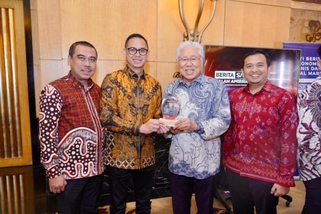 Kementerian ATR/BPN Raih Apresiasi BeritaSatu 2025 Kategori Inovasi Teknologi dan Layanan Publik