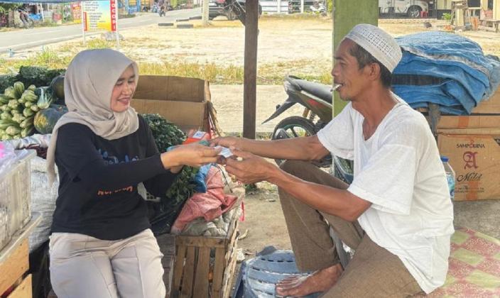 Permudah Kebutuhan Transaksi Warga, AgenBRILink di Riau Ini Hadirkan Layanan 'Jemput Bola'