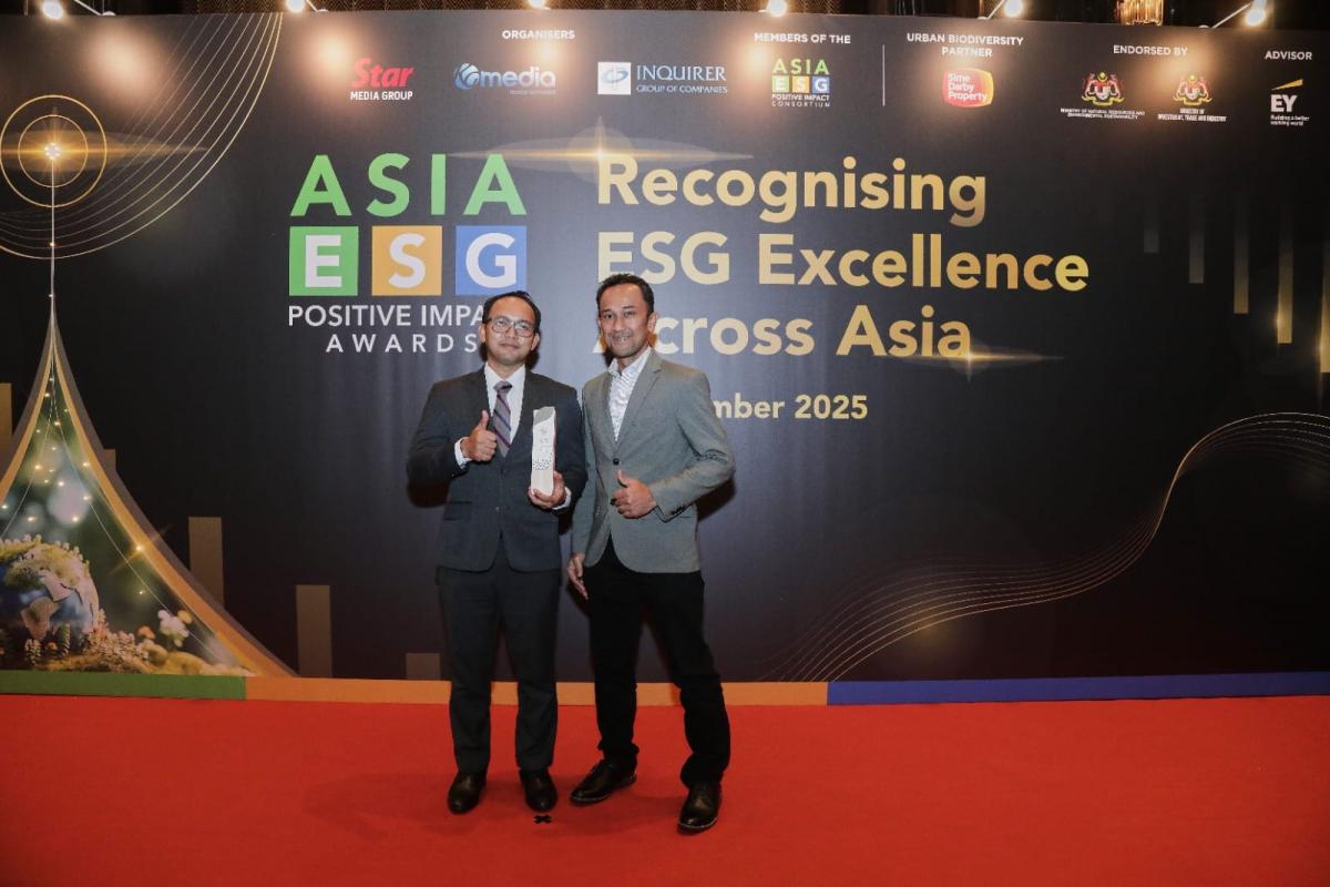 Dari Indonesia ke Panggung Internasional: Telkom Raih Penghargaan Asia ESG Positive Impact 2025