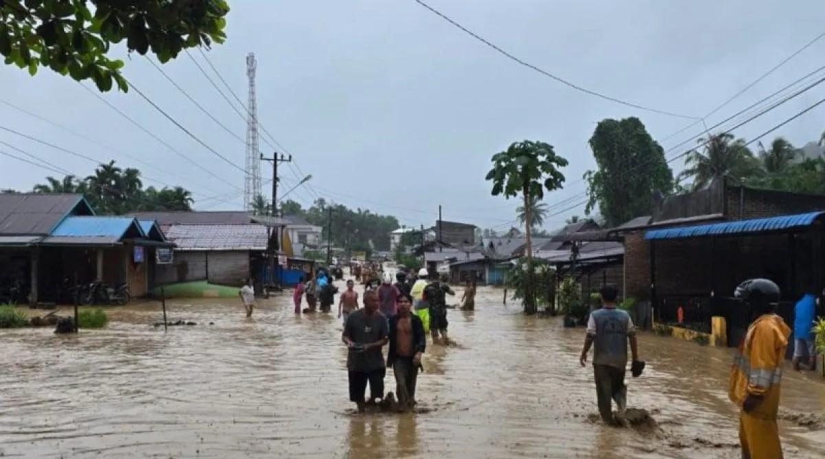 Banjir dan Longsor Serentak Melanda Empat Kabupaten di Sumatera Utara