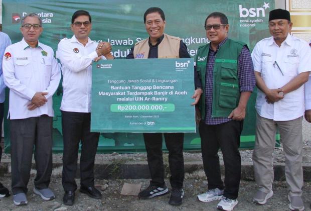 BTN Peduli Gandeng Kampus untuk Salurkan Bantuan ke Korban Terdampak Banjir di Aceh