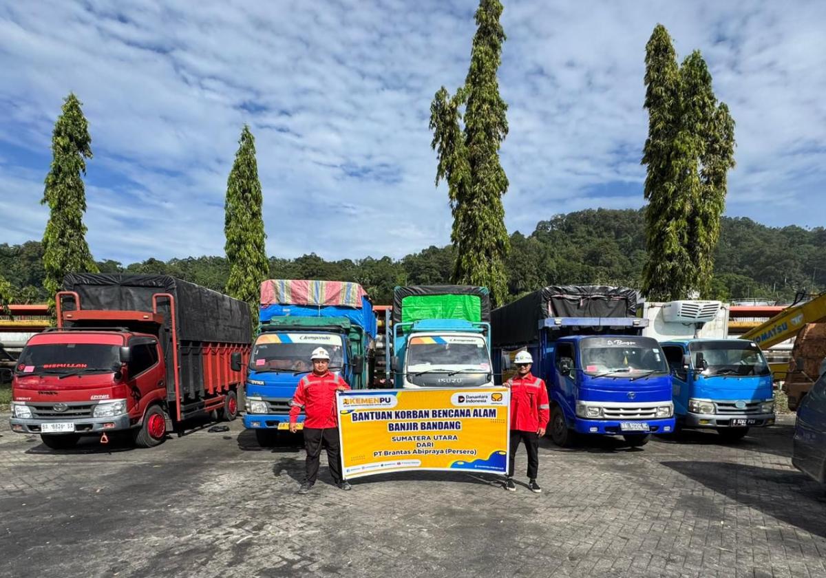 Brantas Abipraya Dukung Kebangkitan Sumatera: Bantuan Sembako dan Alat Berat Siap Percepat Pemulihan
