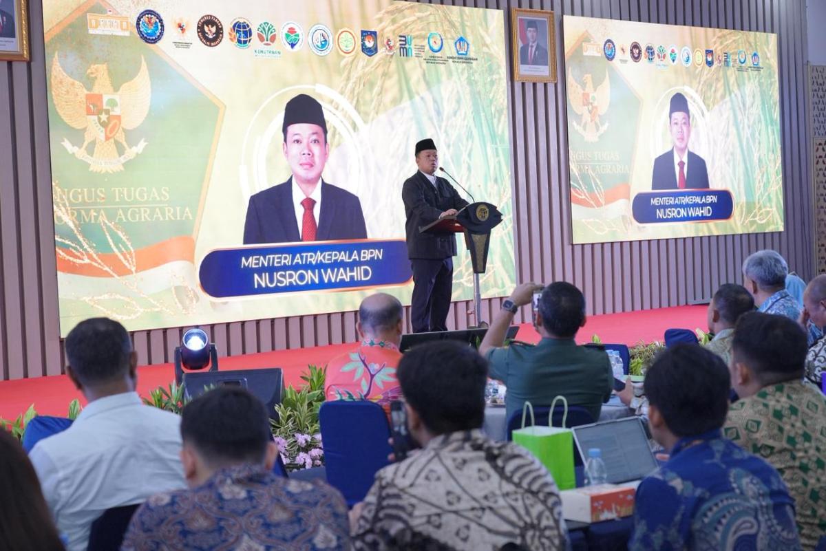 Pesan Menteri Nusron dalam Pembukaan Rakornas Reforma Agraria: Tidak Ada Arahan Khusus, Koordinasikan dengan Baik
