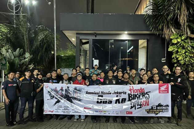 Euforia Pasca Honda Bikers Day 2025, 650 Bikers AHJ dan AHMT Rayakan Kebersamaan dengan Konvoi #Cari_aman