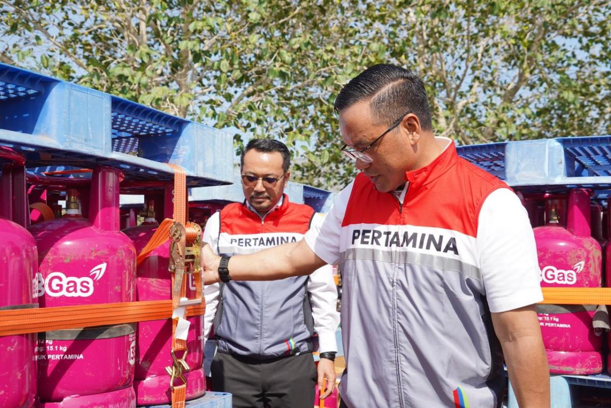 Pertamina Gerak Cepat Pasok LPG ke Daerah Bener Meriah gunakan metode Sling Load 