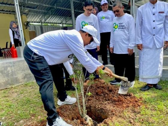 Hari Amal Bhakti Ke-80, Jajaran Kemenag Tangerang Serentak Tanam Pohon