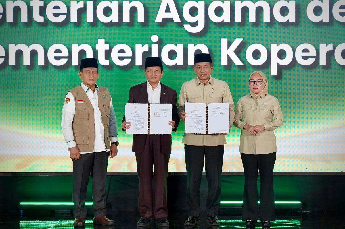 Menkop dan Menag Sepakat Berdayakan Ekonomi Umat Lewat Koperasi Ponpes dan Masjid 