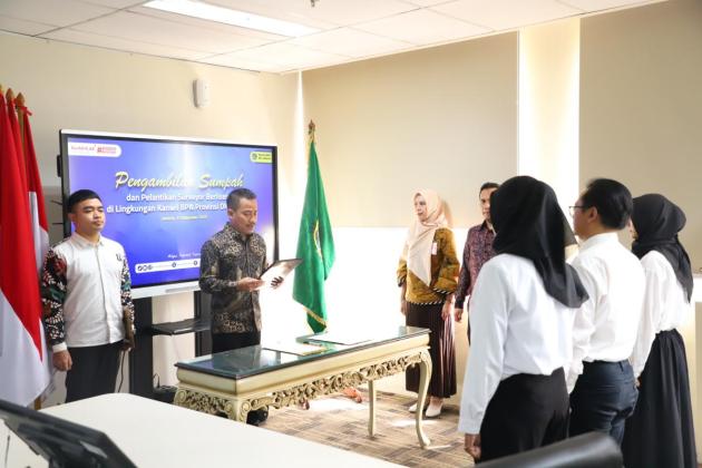 Tingkatkan Kualitas Pengukuran dan Pemetaan, Kanwil BPN DKI Jakarta Lantik Surveyor Berlisensi