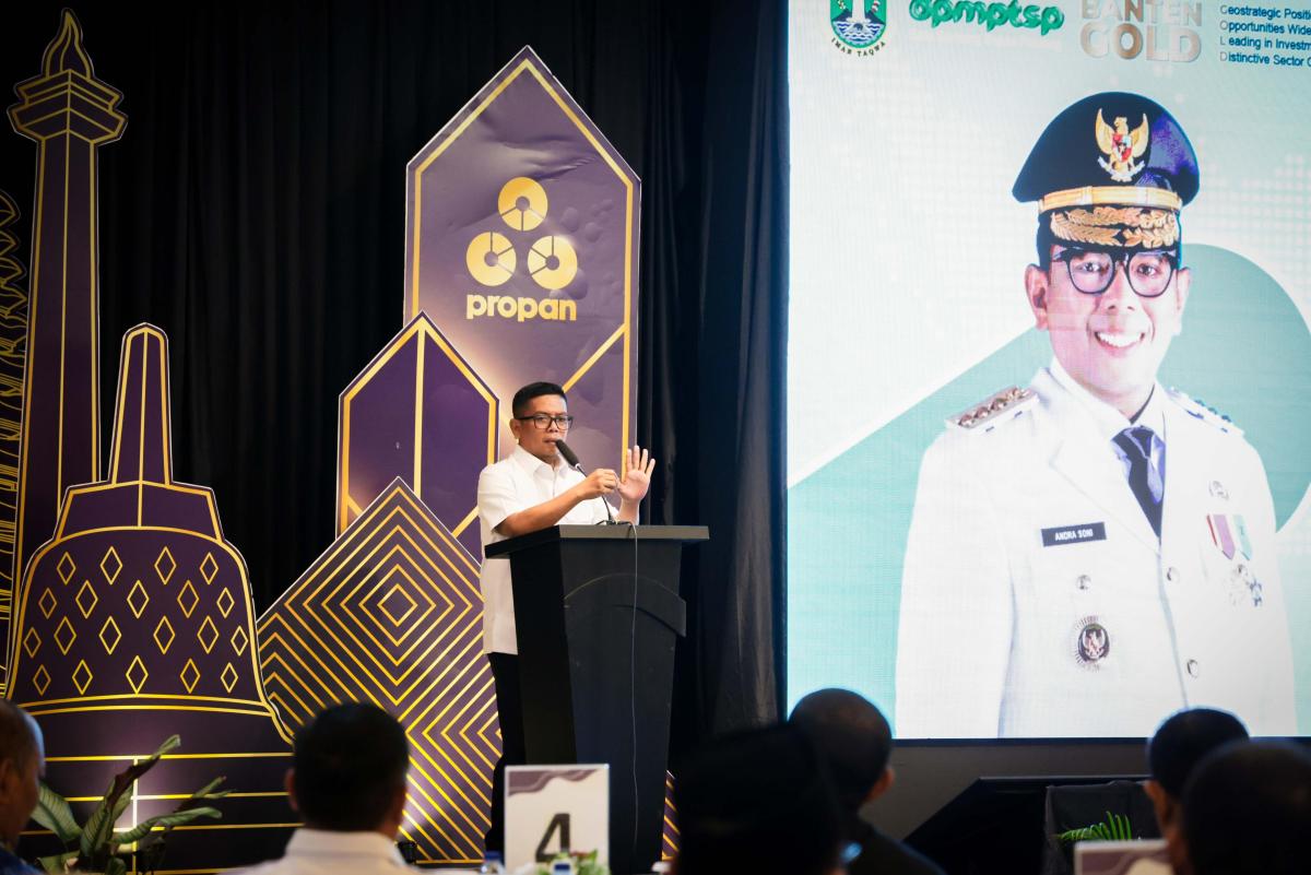 Gubernur Banten Andra Soni Optimistis Realisasi Investasi Jadi Motor Pemerataan Ekonomi Banten