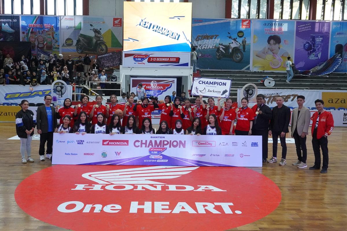 Honda DBL Banten Series 2025 Tuntas, Suguhkan Persaingan Ketat Basket Pelajar